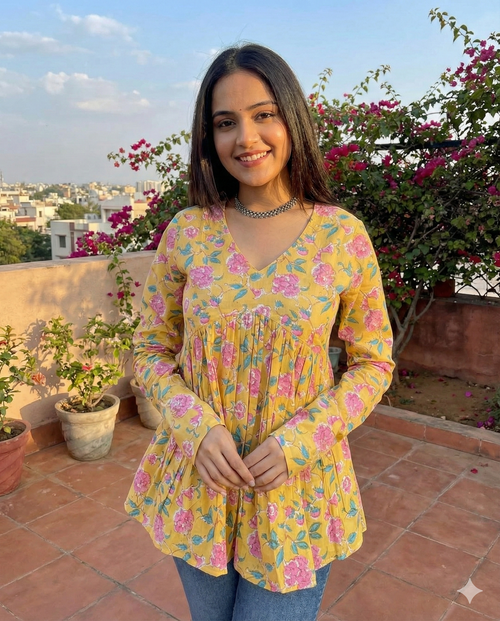 short kurti pure cotton