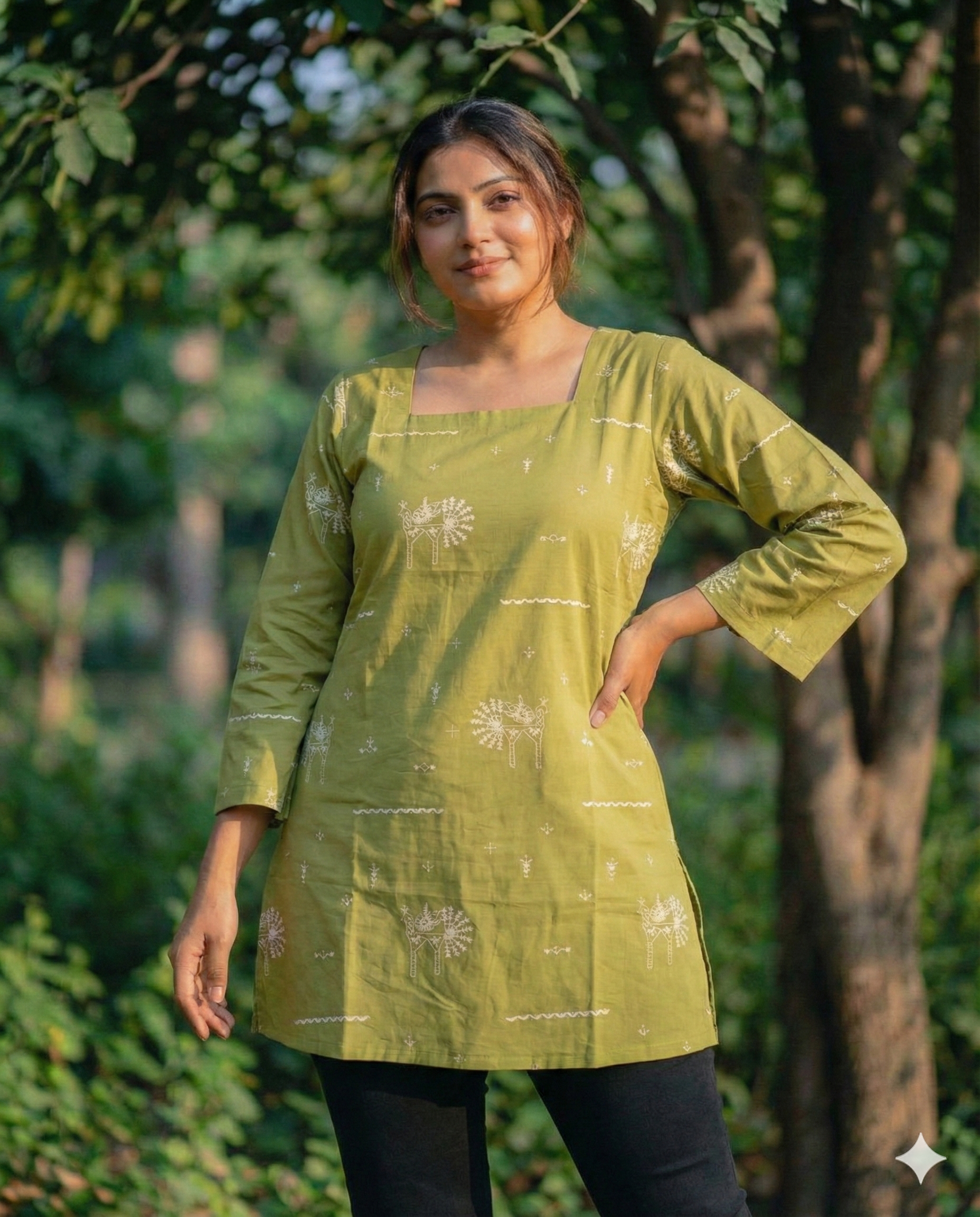 Short kurti bell sleeve