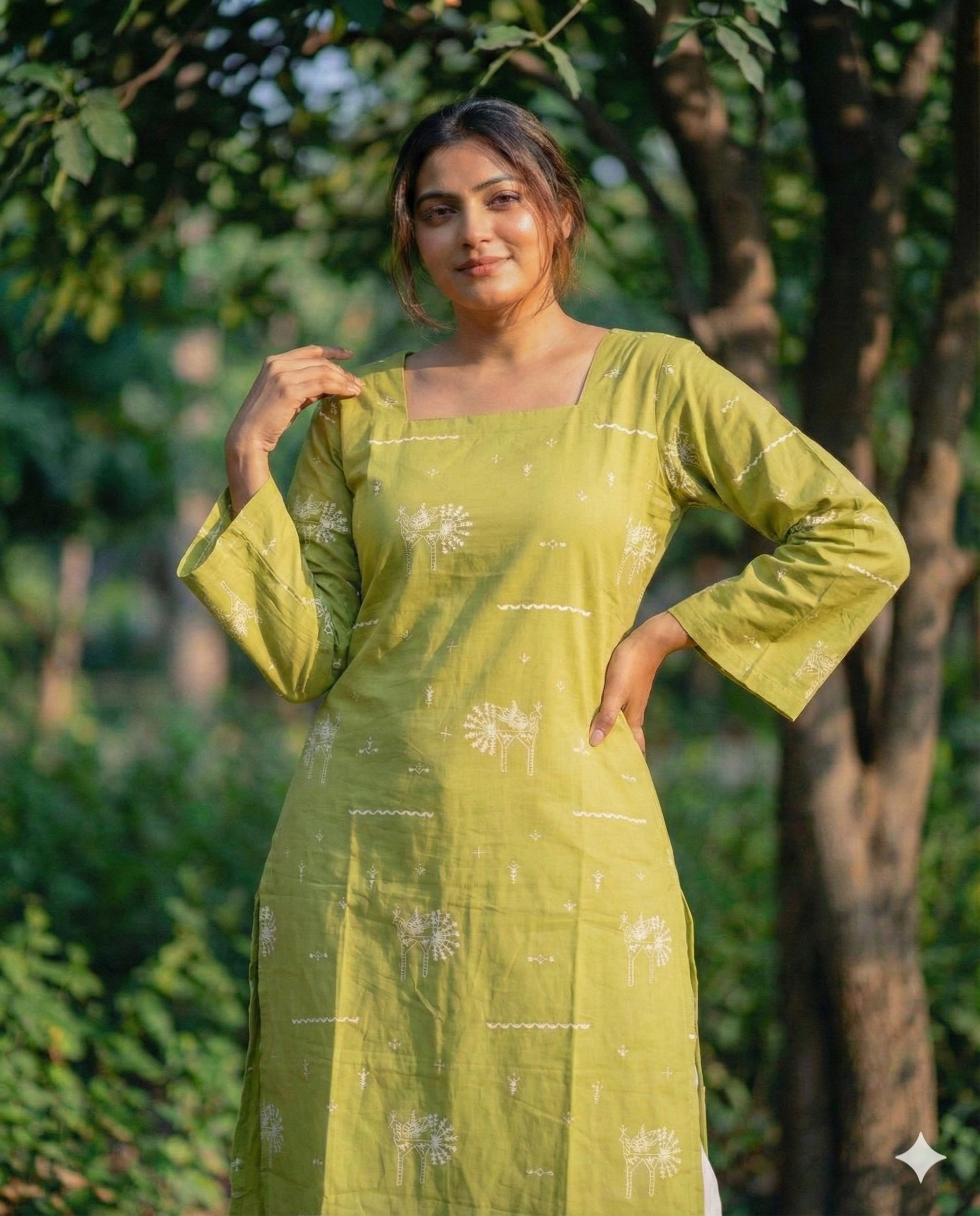 Short kurti bell sleeve