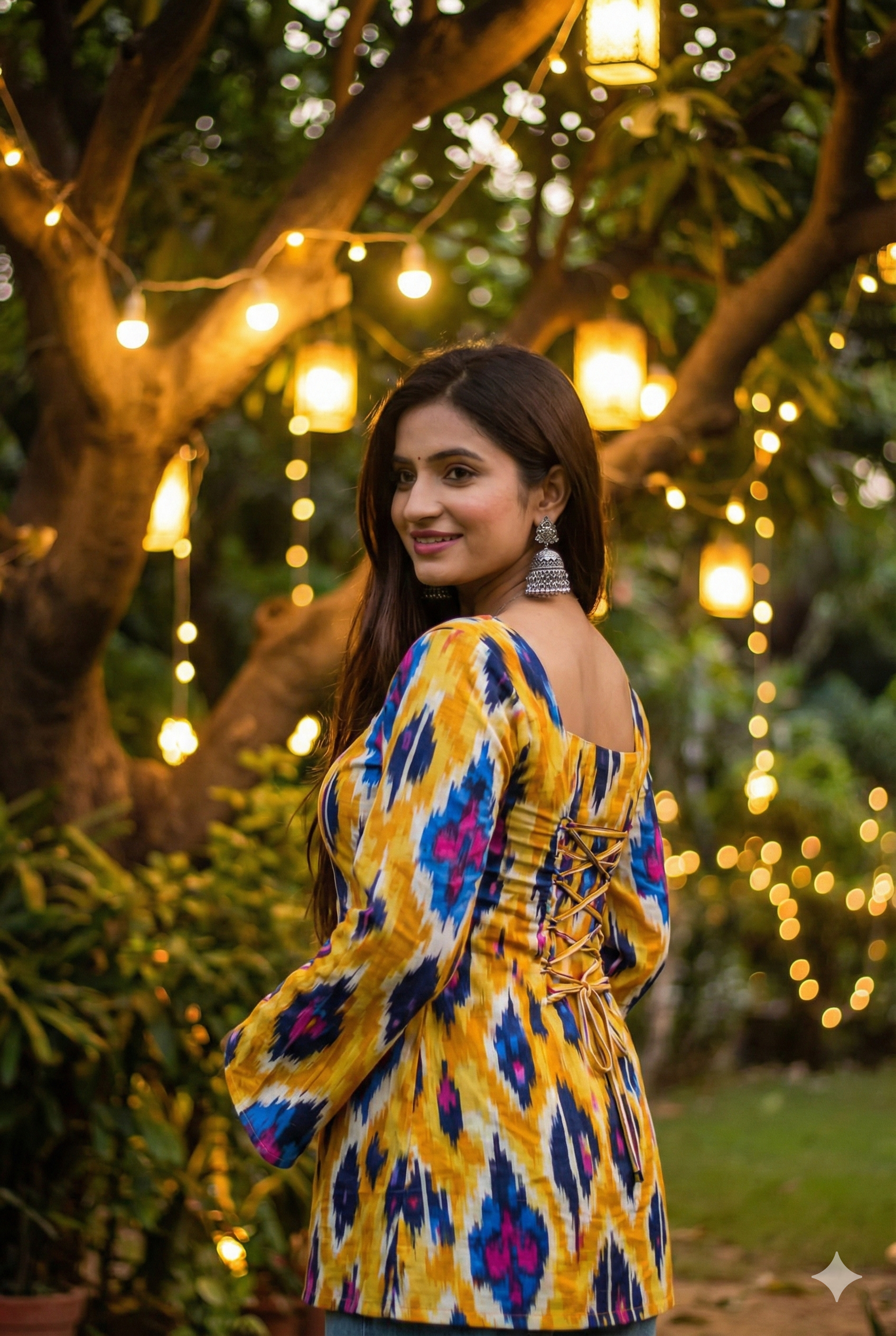 Sunehri Printed Kurti