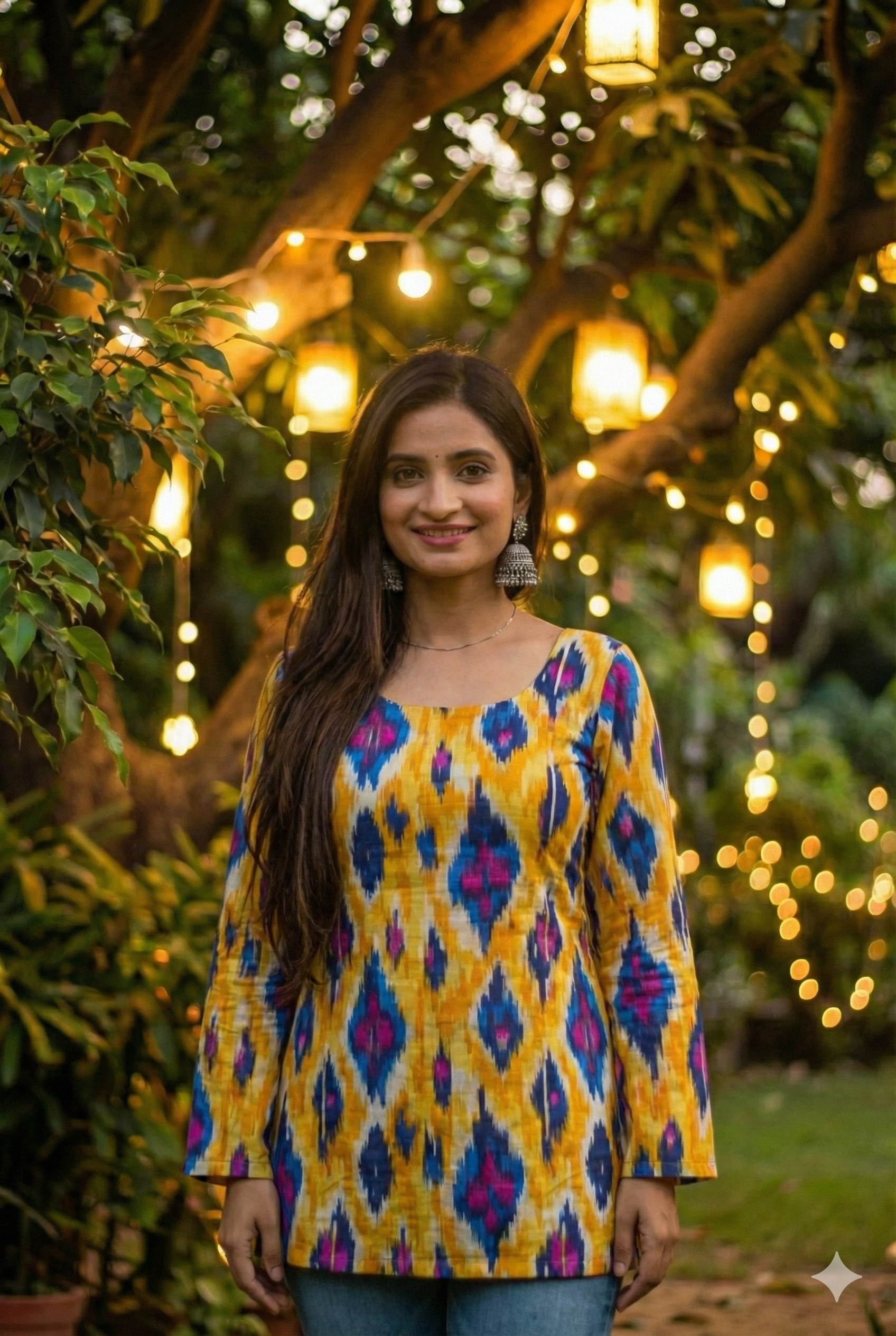 Sunehri Printed Kurti