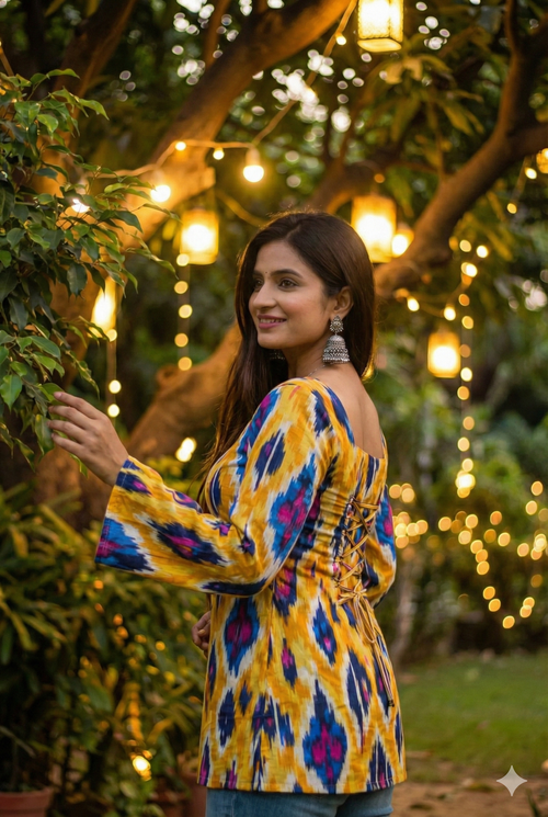 Sunehri Printed Kurti